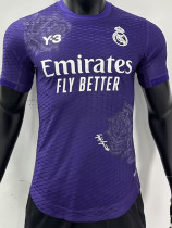 2023-24 RMA Y-3 Purple Player Version Soccer Jersey