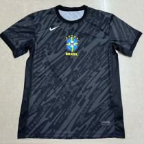 2024-25 Brazil Grey Black Training Shirts