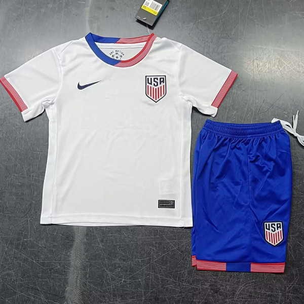 2024-25 USA Home Kids Soccer Jersey