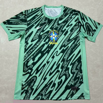 2024-25 Brazil Light Green Training Shirts
