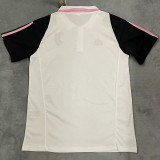 2023-24 JUV White Polo Short Sleeve (黑袖)