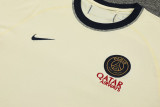 2024-25 PSG Beige Training Short Suit (High Quality)纯棉纱