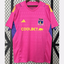 2024-25 Colo-Colo Pink GoalKeeper Fans Soccer Jersey
