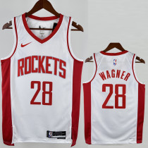 2022-23 ROCKETS WAGNER #28 White City Edition Home Top Quality Hot Pressing NBA Jersey