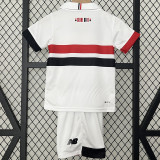 2024-25 Sao Paulo Home Kids Soccer Jersey