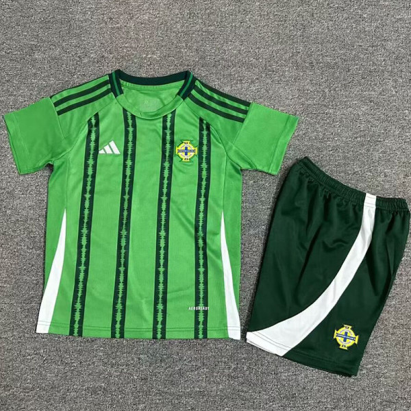 2024-25 Northern Ireland Home Kids Soccer Jersey