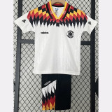 1994 Germany Home Kids Retro Soccer Jersey