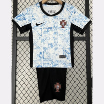 2024-25 Portugal Away Kids Soccer Jersey