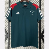 2024-25 Cruzeiro Green Polo Short Sleeve