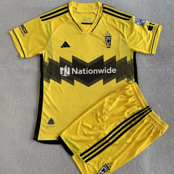 2024-25 Columbus Crew Home Kids Soccer Jersey (带章)