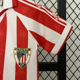 1995-1997 Bilbao Home Kids Retro Soccer Jersey