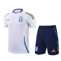 2024-25 Italy White Training Short Suit