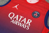 2024-25 PSG Red Tank top and shorts suit