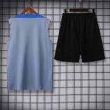 2024-25 INT Grey Tank top and shorts suit (条纹)