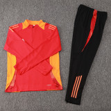 2024 AD Red Half Pull Tracksuit #06(半拉链)