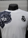 2023-24 RMA Y-3 White Player Version Soccer Jersey