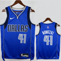 2022-23 Dallas Mavericks NOWITZKI #41 Blue Home Top Quality Hot Pressing NBA Jersey