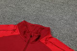 2024 JOM Red Half Pull Tracksuit #809(半拉链)