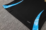 2024-25 Argentina Black Half Pull Tracksuit (半拉链)