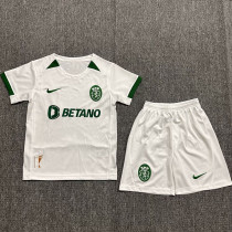 2023-24 Sporting Lisbon 60th Anniversary Edition Kids Soccer Jersey