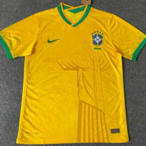 2022-23 Brazil Special Edition Yellow Training Soccer Jersey 女神版