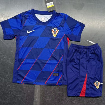2024-25 Croatia Away Kids Soccer Jersey