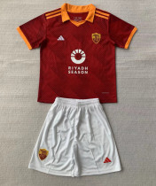 2023-24 Roma Fourth Kids Soccer Jersey