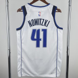 22-23 Dallas Mavericks NOWITZKI #41 White Home Top Quality Hot Pressing NBA Jersey