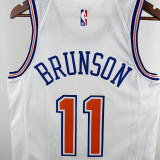 2018-19 KNICKS BRUNSON #11 White Top Quality Hot Pressing NBA Jersey