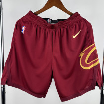 2023-24 Cleveland Cavaliers Red Away Top Quality NBA Pants