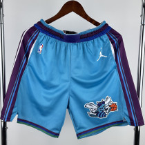 2023-24 HORNETS Retro Blue Shorts Pants