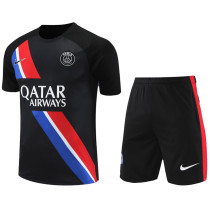2023-24 PSG Black Training Short Suit