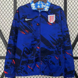 2024-25 England Royal blue & Blue Double Sided Windbreaker (双面风衣)