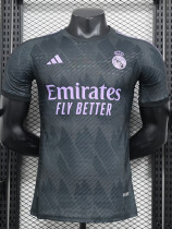 2024-25 RMA Black Special Edition Player Version Soccer Jersey 紫标