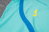 2024 JOM Light blue Half Pull Tracksuit (半拉链)