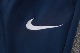 2024-25 England Royal blue Half Pull Tracksuit (半拉链)