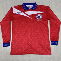 1998 Chile Home Long Sleeve Retro Soccer Jersey (长袖)