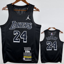 LAKERS BRYANT #24 Black Top Quality Hot Pressing NBA Jersey (荣耀版)