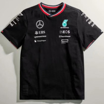 2024 F1 Formula One Mercedes Black Racing Suit (圆领)