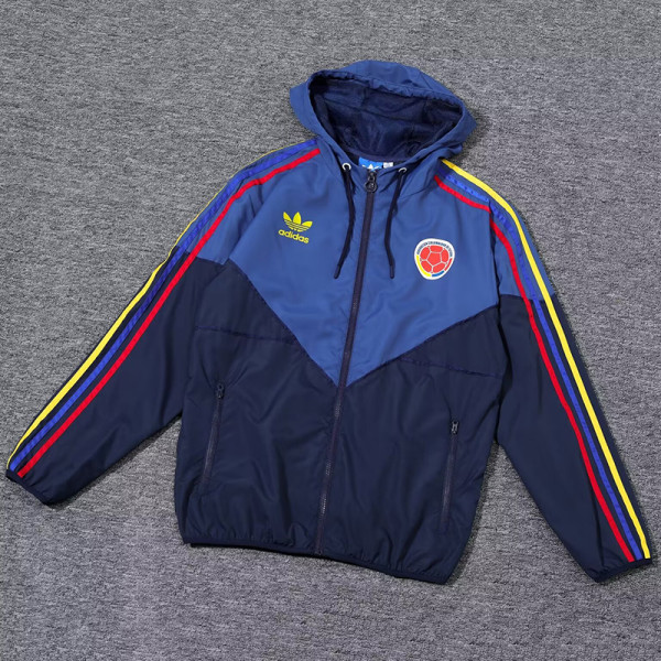 2024-25 Colombia Blue&Black Windbreaker