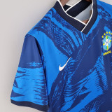 2022-23 Brazil Special Edition Blue Fans Training Soccer Jersey