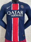 2024-25 PSG Home Long Sleeve Player Version Soccer Jersey (长袖球员)