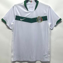 2006 Mexico Away White Retro Soccer Jersey