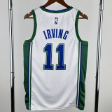 KNICKS IRVING #11 White 75th Anniversary City Edition Top Quality Hot Pressing NBA Jersey