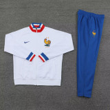 2024-25 France White Jacket Tracksuit