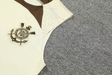 2024-25 Corinthians Beige Tank top and shorts suit