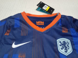 2024-25 Netherlands Away Kids Soccer Jersey