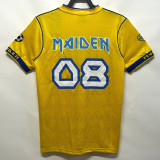 2008 West Ham Iron Maiden #08 Yellow Retro Soccer Jersey