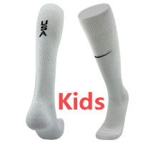 2024-25 USA Home White Kids Socks(儿童)