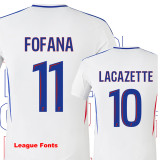 2024-25 Lyon Home Kids Soccer Jersey